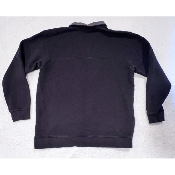 Columbia Sweater Mens XLarge Gray Outdoor Quarter 1/4 Zip Casual Pullover Black - Picture 6 of 6